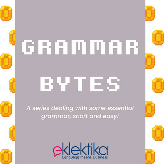 Grammar Bytes 1.0: Auxiliary verbs